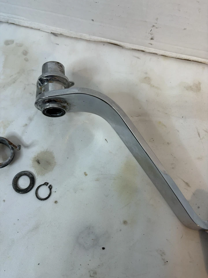 Honda Fury VT1300 2010-2016 OEM pedal de freno cromado con resorte ver descripción HF1 Foto 4 de 4
