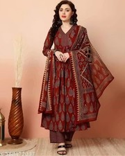 Indian Readymad Party Festive Wedding Rayon Kurta Kurti Pant Set for Women's