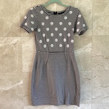 Marc by Marc Jacobs Womens Dress Small Sequin Stripe Summer Whimsigoth Preppy