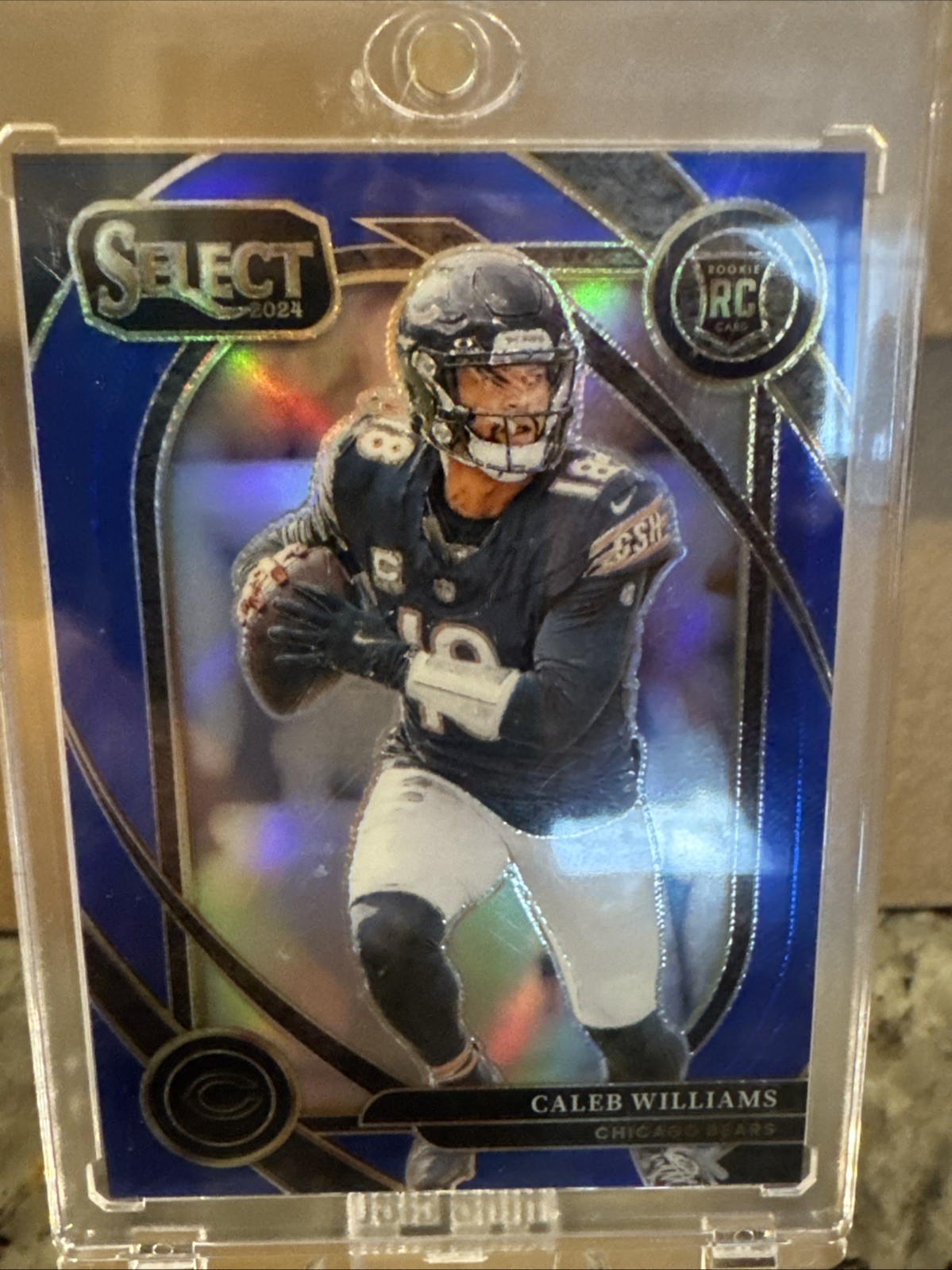 2024 Panini Select - Club Level Caleb Williams #216 Blue Prizm /99 (RC)