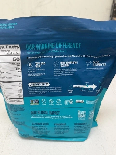 Liquid IV Firecracker Popsicle Hydration Multiplier Electrolytes Drink Mix 30 ct - Image 4 of 4