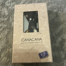 Canacana Bow Tie  Pocket Square Set Boys 8-10 Years