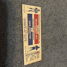 Muhammad Ali vs Ken Norton 1976 Ticket Stub Yankee Stadium 9/28/1976 Lodge Level