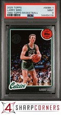 2025 TOPPS 1980-81 TOPPS BASKETBALL #80BK-1 LARRY BIRD HOF POP 6 PSA 9