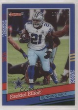 2021 Panini Clearly Donruss Retro 1991 Green /25 Ezekiel Elliott #91-3 0nr3