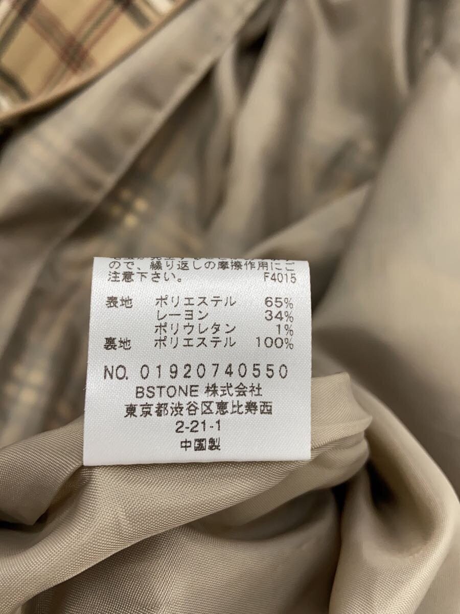 Ameri Trench Coat/M/Polyester/Beg/Check/019207405… - image 4