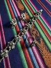 Vintage 925 Sterling Taxco Silver Turquoise Jewelry Set Earrings Bracelet Ring