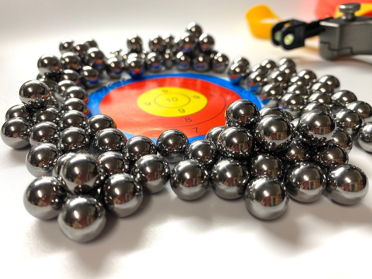 Munizioni Fionda Precisione 1000 Sfere  Biglie  Di Acciaio Da 5 Mm Per Fionda Tiro Al Bersaglio Hobby E Fai Da I 928587 - Foto 9