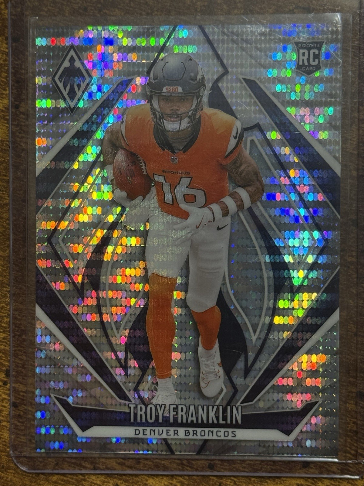 2024 Panini Phoenix - Rookies Troy Franklin #244 Pulsar /200 (RC)