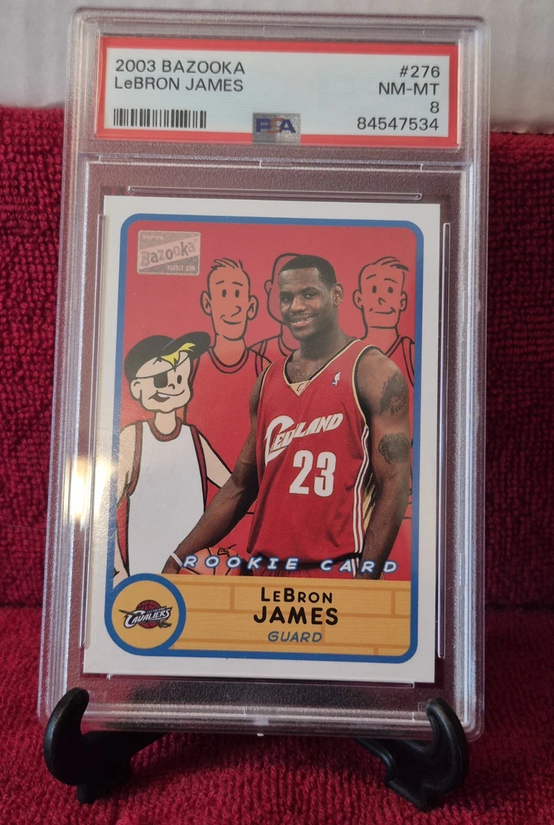 Bazooka LeBron James Basketball Sports Trading Card Singles for
