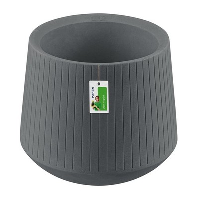 Ethik premium Blumentopf Coro Bowl Graphite 48x48x42cm ''Keramik-optik''