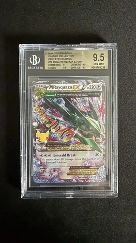 Mega Rayquaza EX 76/108 Celebrations M Collection - BGS 9.5