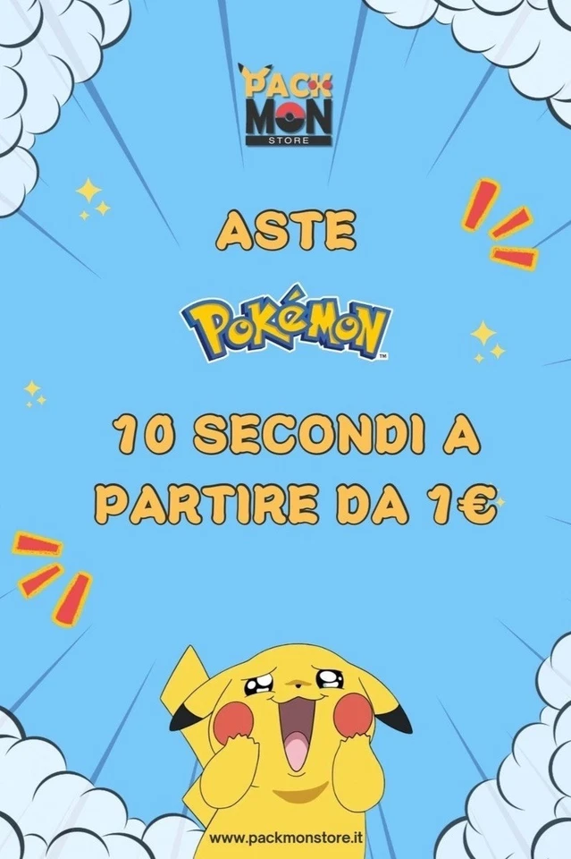 Live Rip&Ship e Aste da 1€ - TCG - Packmon Store
