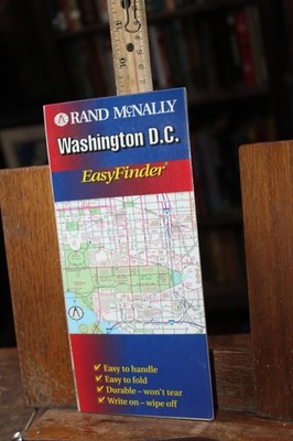 Vintage Travel Map 1997 Washington DC