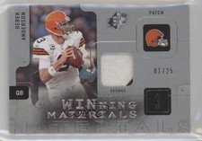 2009 SPx Winning Materials Silver Patch 1/25 Derek Anderson #W-AN Patch nd3