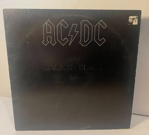 AC/DC Back In Black Vintage Vinyl LP 1980 Atlantic Record SD-16018