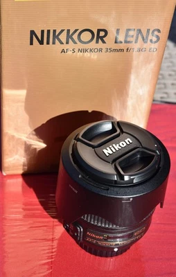Objectif grand angle NIKON monture F NIKKOR AF-S 35mm F 1.8 G FX Full Frame - Photo 1/4