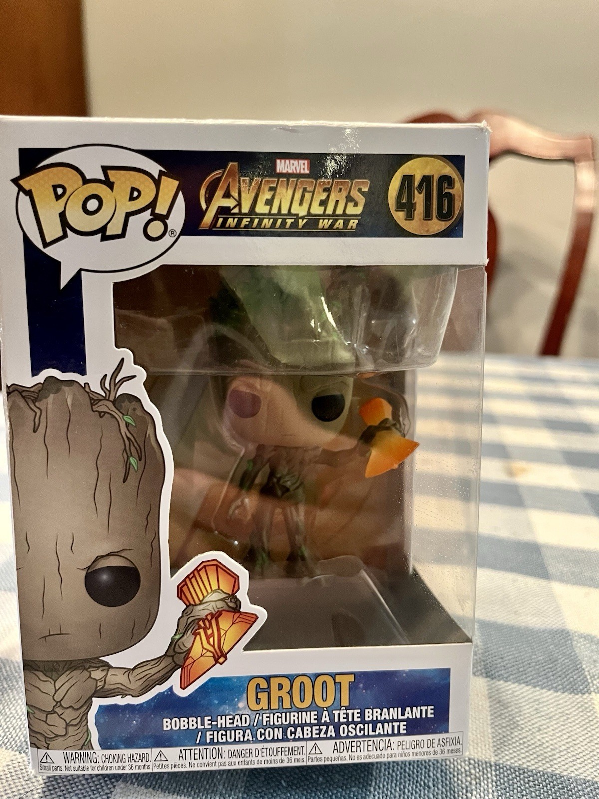 Funko Pop! Marvel Avengers Infinity War 416 Groot Vinyl Figu