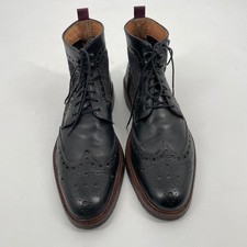 Res Ipsa Olive Tattersall Chukka Boots Mens 10 Wool Herringbone Made in Turkey Herringbone Boots for Men for sale | eBay main image 3