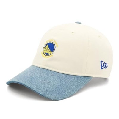 New Era 9TWENTY Two-Tone NBA GOLWAR Chrome/W Denim Cap Size M/L 920 GOLWAR CRM