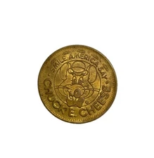 Rare Chuck E Cheese Pizza Restaurant 25 Cent Gaming Arcade Token Coin 1980's VGC