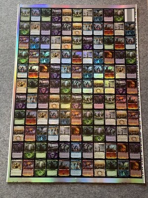 3 x MTG Magic The Gathering - Uncut Sheets Französisch Englisch und Deutsch