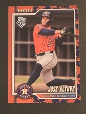 JOSE ALTUVE 2026 TOPPS SERIES 1 #278 TEAM LOGO COLOR BORDER VARIATION ASTROS