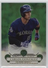 2014 Topps Tribute Green 96/50 Carlos Gonzalez #60 k8v