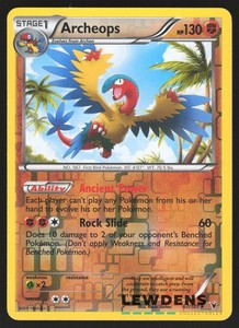 Archeops - 67/101 - Rare Reverse Holo - Noble Victories - Pokemon Card - 2