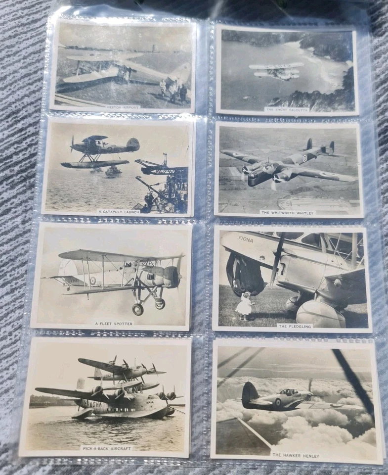 Flying 1938 Senior Service Cigarette Cards - Full Set of 48 Cards - Image 4 of 4