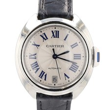 Cartier Cle de Cartier 3856 Silver Dial Stainless Steel 35mm Automatic Watch