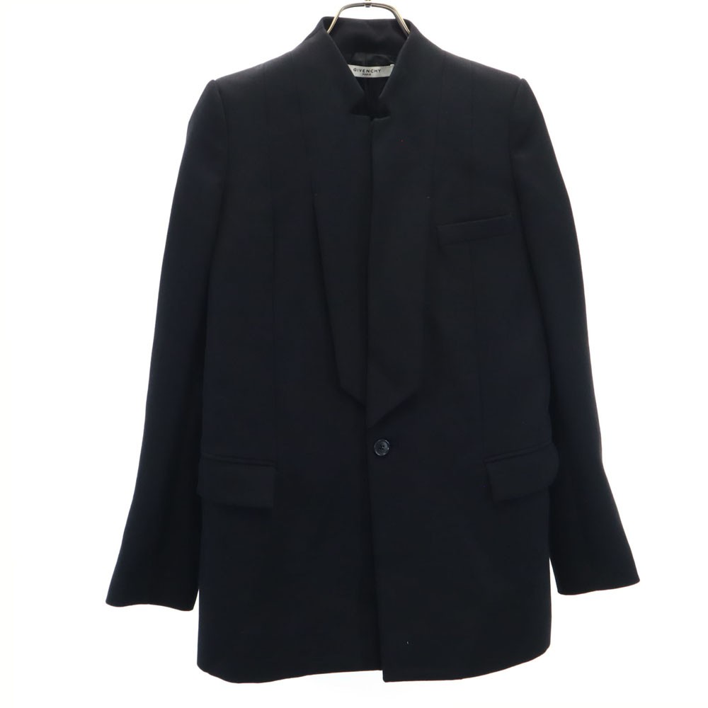 【イタリア製】【36】GIVENCHY ノーカラージャケット レディース イタリア製】【36】GIVENCHY ノーカラージャケット レディース