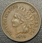 1879 Indian Head Cent Penny IHC 1c BETTER DATE Choice Original XF Full LIBERTY