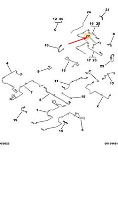 CITROËN C4 MK3 Traktionsbatterie Verbindungsleiste 9835748480 NEU ORIGINAL