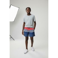 Vineyard Vines Swim Trunks Mens Medium Pink Blue Lined Beach Shorts