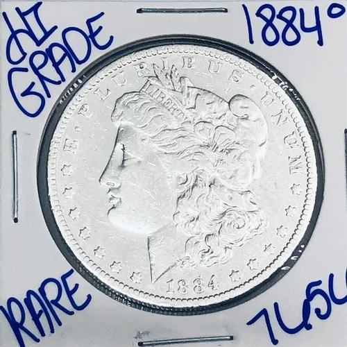 1884 O MORGAN SILVER DOLLAR AUTHENTIC HI GRADE U.S. MINT COIN FREE SHIPPING 7656