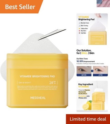Rejuvenating 100 Count Toner Pads - Niacinamide & Sea Buckthorn for Radiant Skin