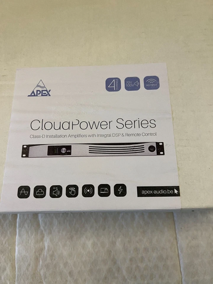 Apex CloudPower CP3004 DSP Amplifier – 4×3000W Professional Audio Power Amp - Image 2 of 4