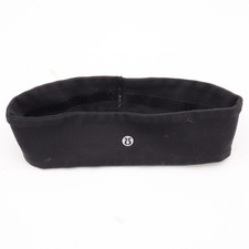 Lululemon Headband Women O/S Fly Away Tamer Black Luxtreme Non-Slip Excellent