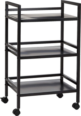 Amazon Basics Servierwagen Aus Metall, 3 Ebenen, Schwarz
