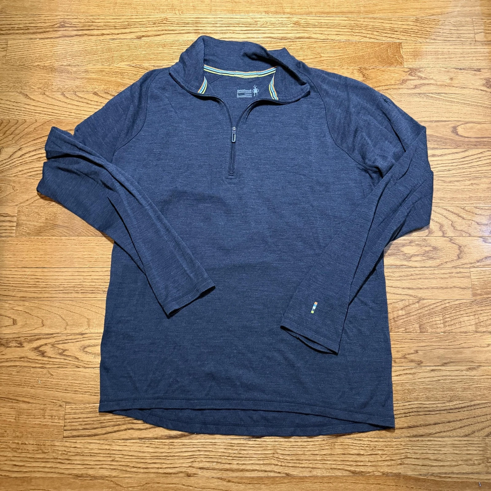 Smartwool Pullover Mens Large Gray 1/4 Zip Merino Wool Long Sleeve Base Layer
Opens in a new window 
