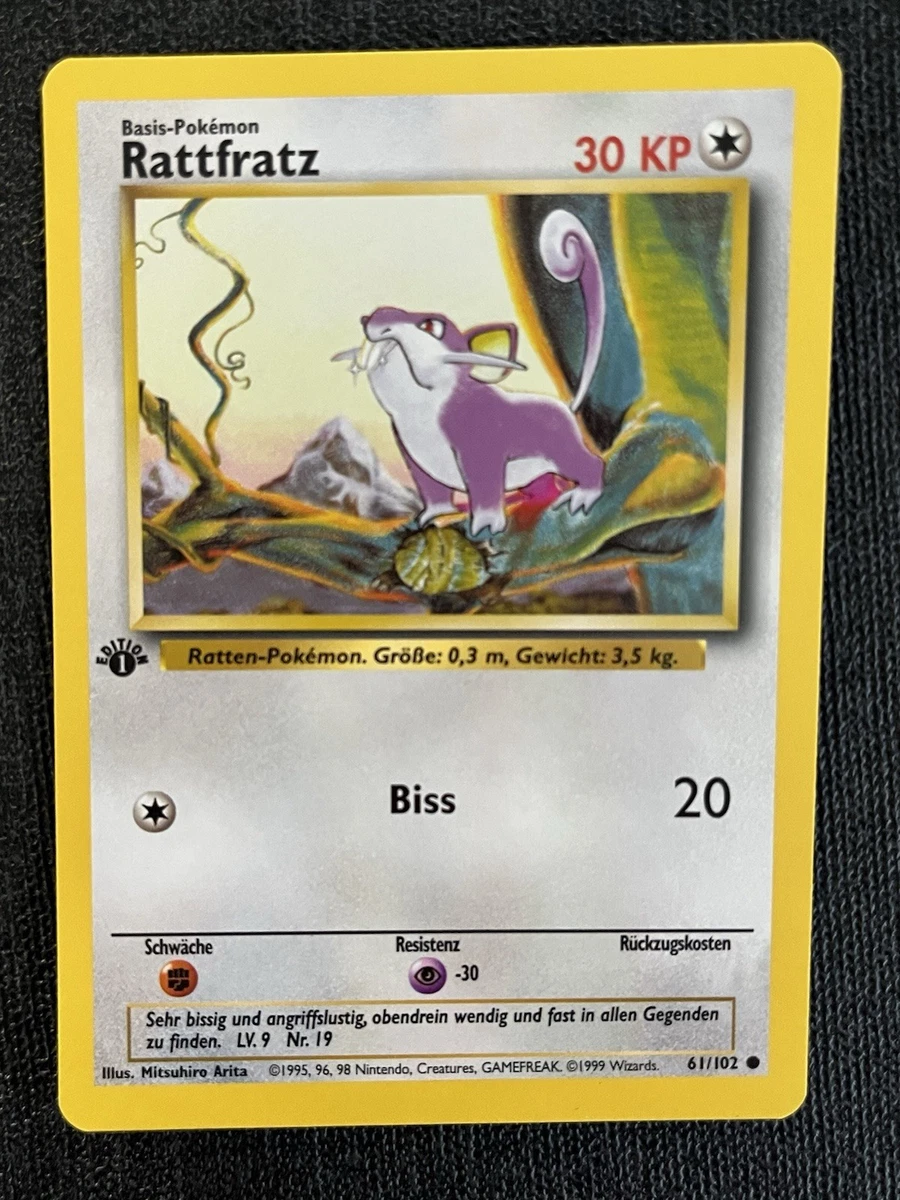Pokémon Pokémon TCG German Individual Trading Card Games 1st Edition for  sale