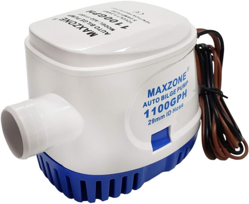 Automatic Submersible Boat Bilge Water Pump 12V 1100Gph Auto with Float Switch (