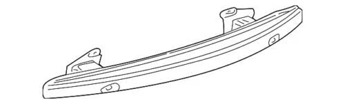 Soporte de parachoques para Volkswagen Golf/Jetta 1999-2006 (N/P 1JM-807-311)
