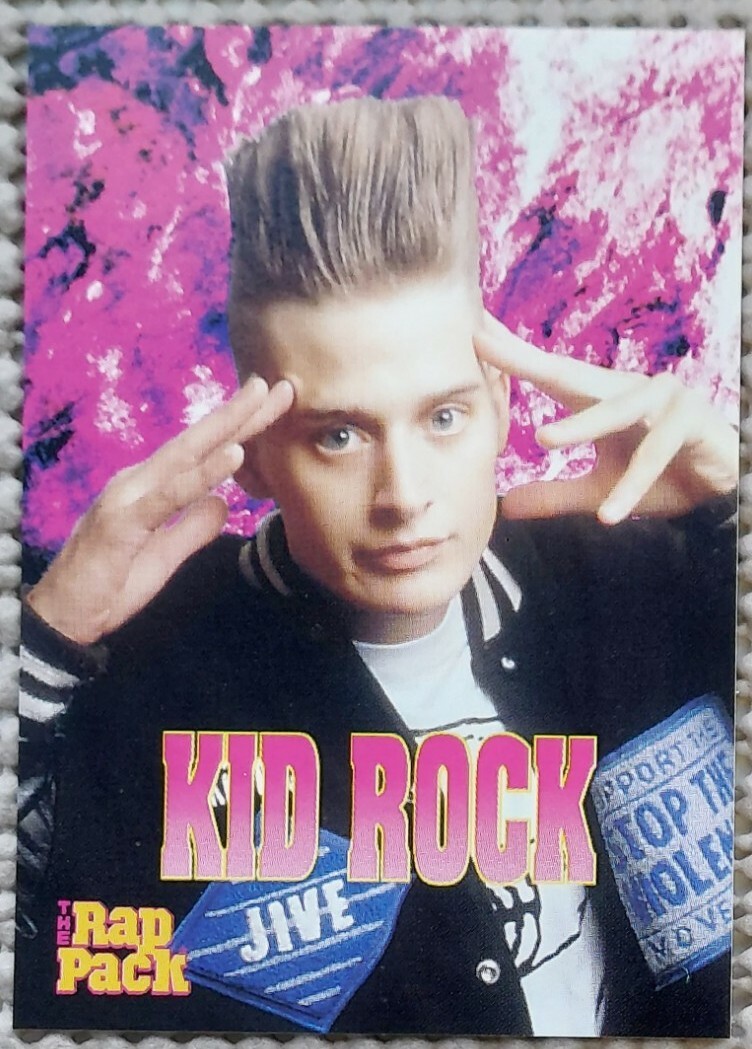 SINGLE CARD: 1991 Premier THE RAP PACK 1st Series (KID ROCK) MUSIC