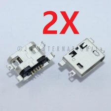 2X Alcatel Smartflip 4052R Charging Port Micro USB Charger Dock Connector