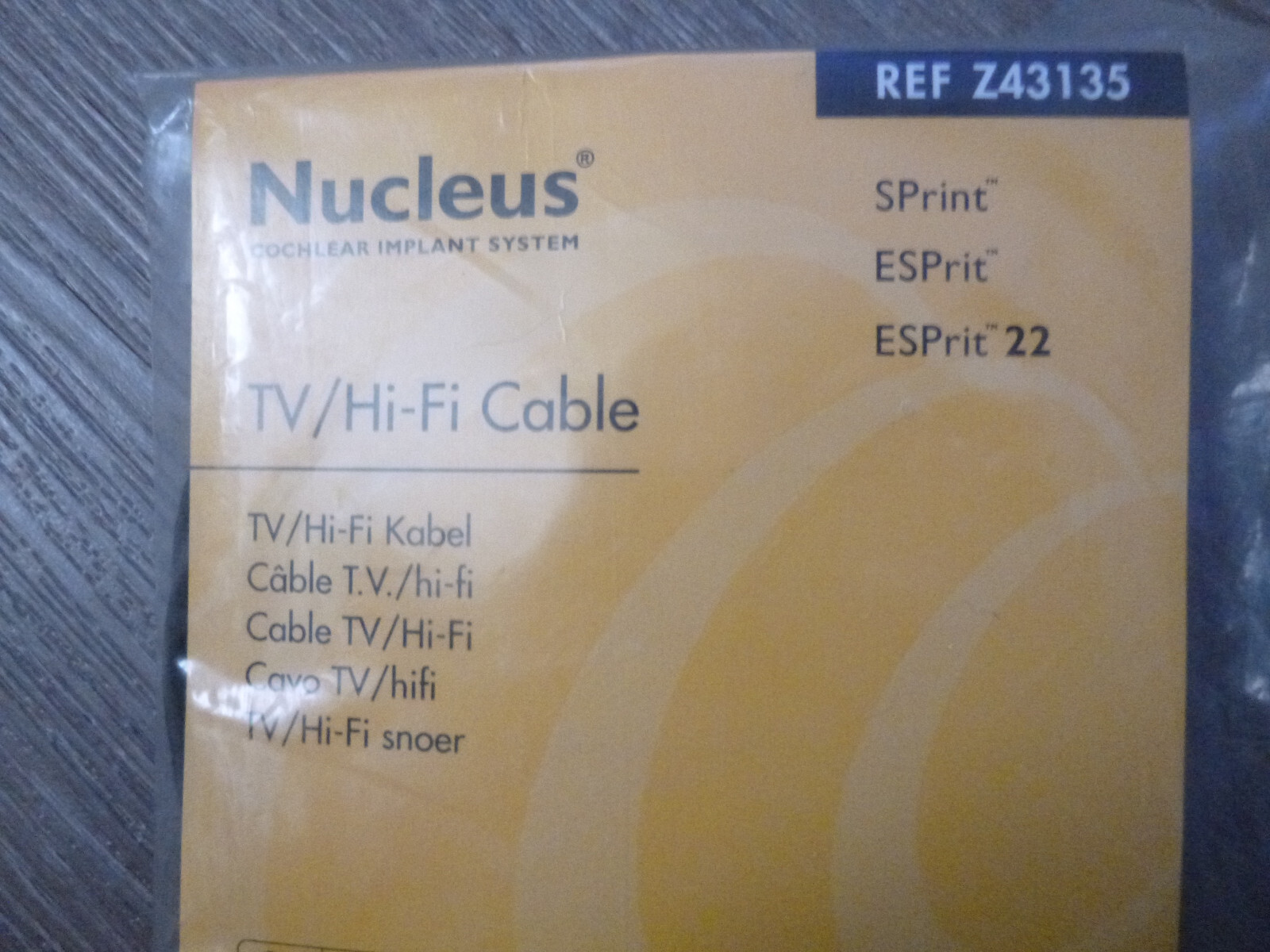 New Cochlear Nucleus TV/Hi-Fi Cable REF Z43135 | eBay