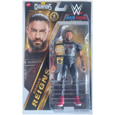 Roman Reigns WWE Mattel Basic Main Event Champions Series 4 Figure