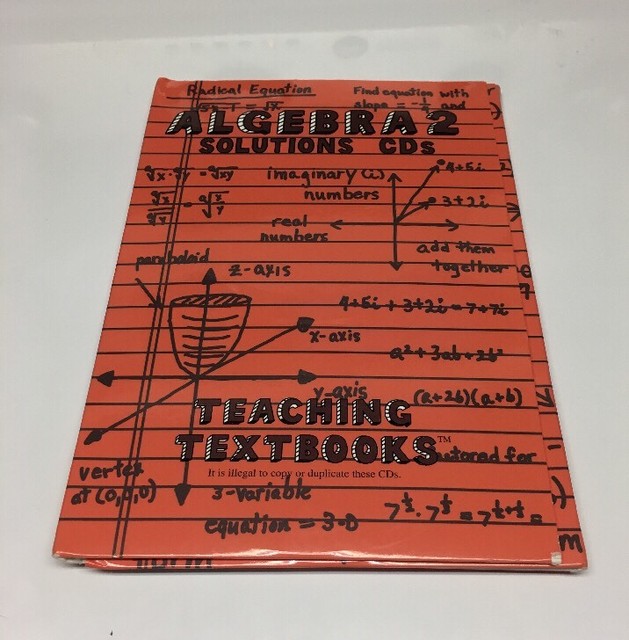Teaching Textbooks Algebra 2 Solution CDs (version 1.0) eBay