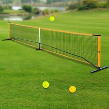 22ft Portable Pickleballs Set Backyard Park Sports Tennis Pickleball Net Paddle